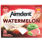 Aimdent Watermelon Sugar Free Chewing Gum - 18 Pcs