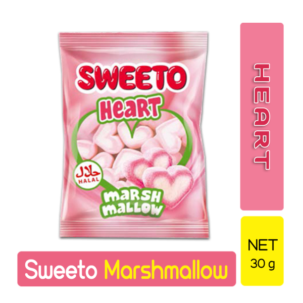 Sweeto Marshmallow Heart 30gm