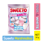 Sweeto Marshmallow Pink And White 30gm