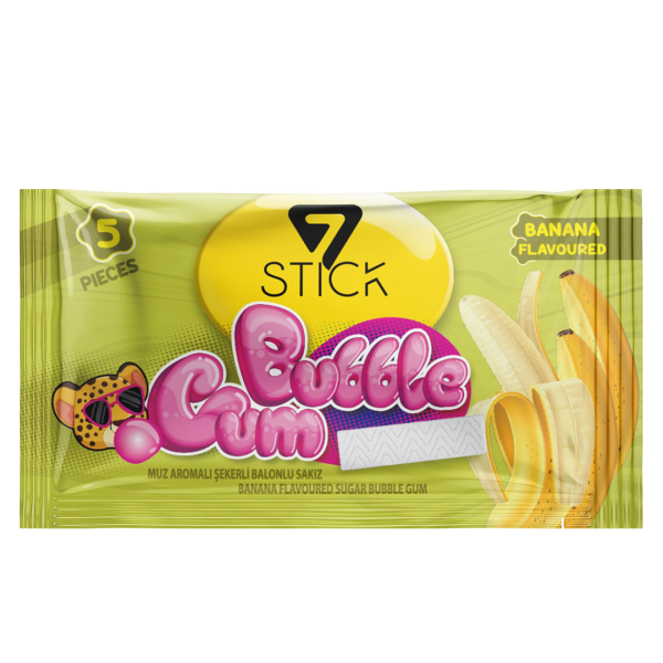 Bubble Gum - Banana - 5 Pcs