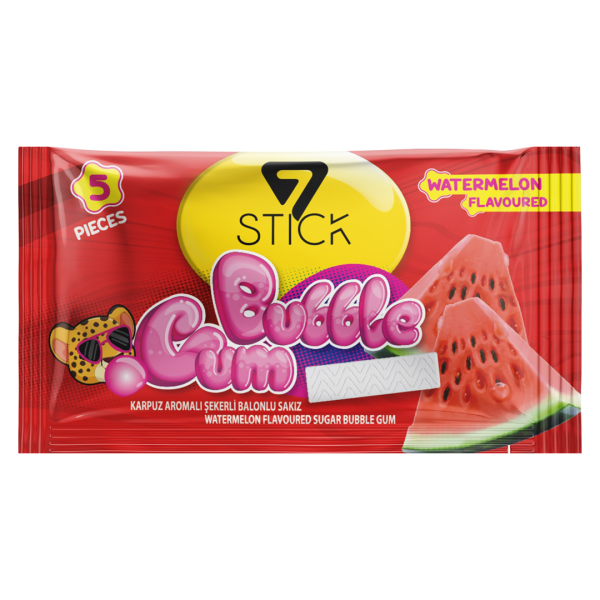 Bubble Gum - Watermelon - 5 Pcs