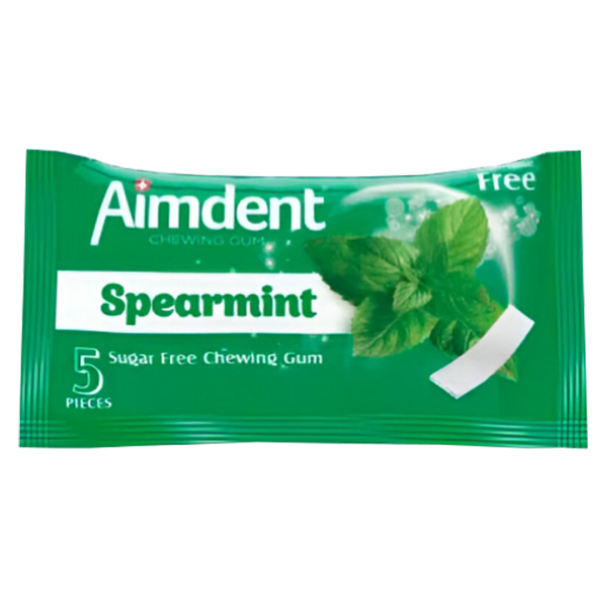 Aimdent Spearmint Sugar Free Chewing Gum - 5 Pcs