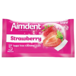 Aimdent Strawberry Sugar Free Chewing Gum - 5 Pcs