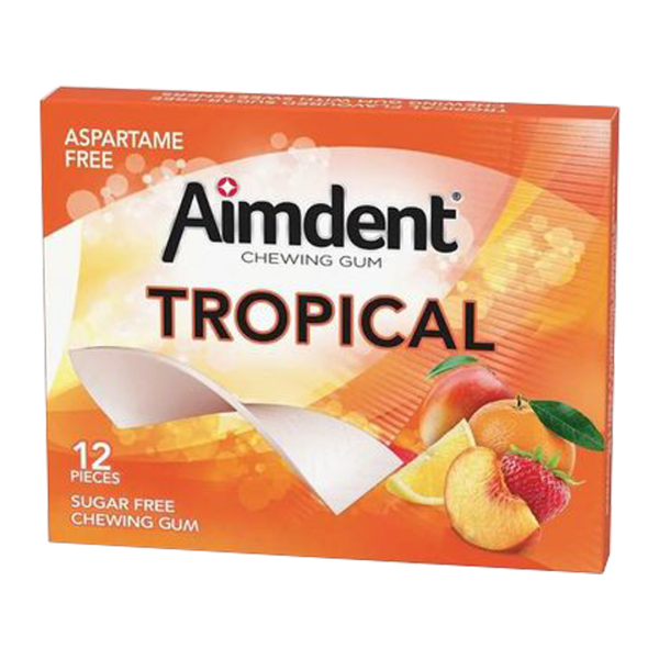 Aimdent Tropical Sugar Free Chewing Gum - 1 Pcs